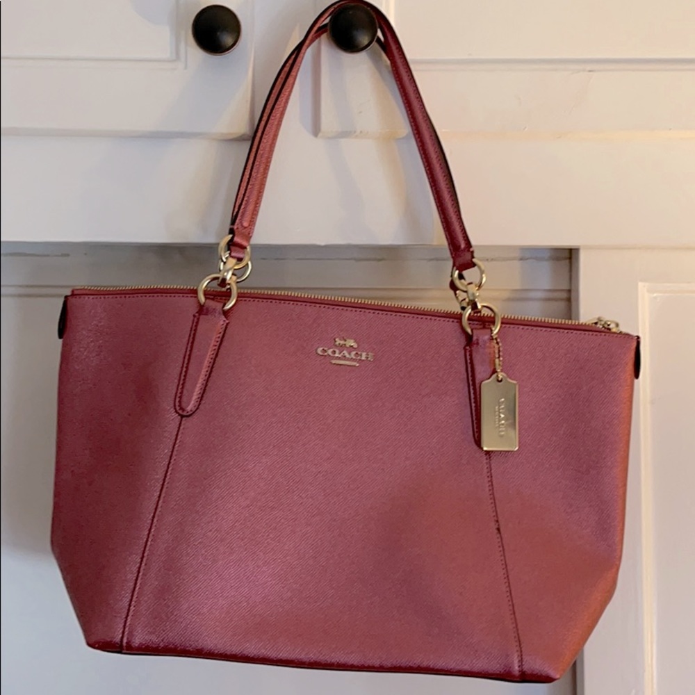 coach pink bag